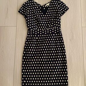 Navy Blue Polka Dot Banana Republic